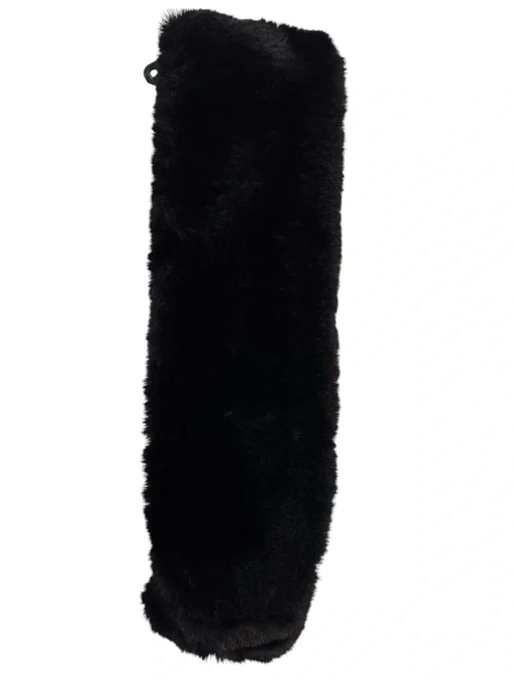 NWT UGG WOMENS BLACK FAUX FUR HEADBAND ONE SIZE